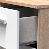 Blakely White Light Wood 3 Drawer Deep Chest from Roseland Furniture