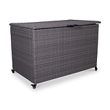 Charcoal Weave KD Cushion Storage Box 510L from Roseland Furniture