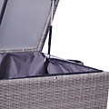 Charcoal Weave KD Cushion Storage Box 510L from Roseland Furniture