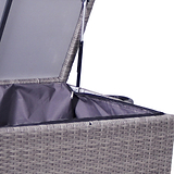 Charcoal Weave KD Cushion Storage Box 510L from Roseland Furniture