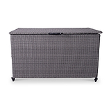 Charcoal Weave KD Cushion Storage Box 645L   from Roseland Furniture