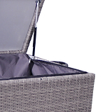 Charcoal Weave KD Cushion Storage Box 826L from Roseland Furniture