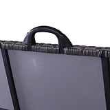 Charcoal Weave KD Cushion Storage Box 826L from Roseland Furniture