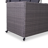 Charcoal Weave KD Cushion Storage Box 826L from Roseland Furniture