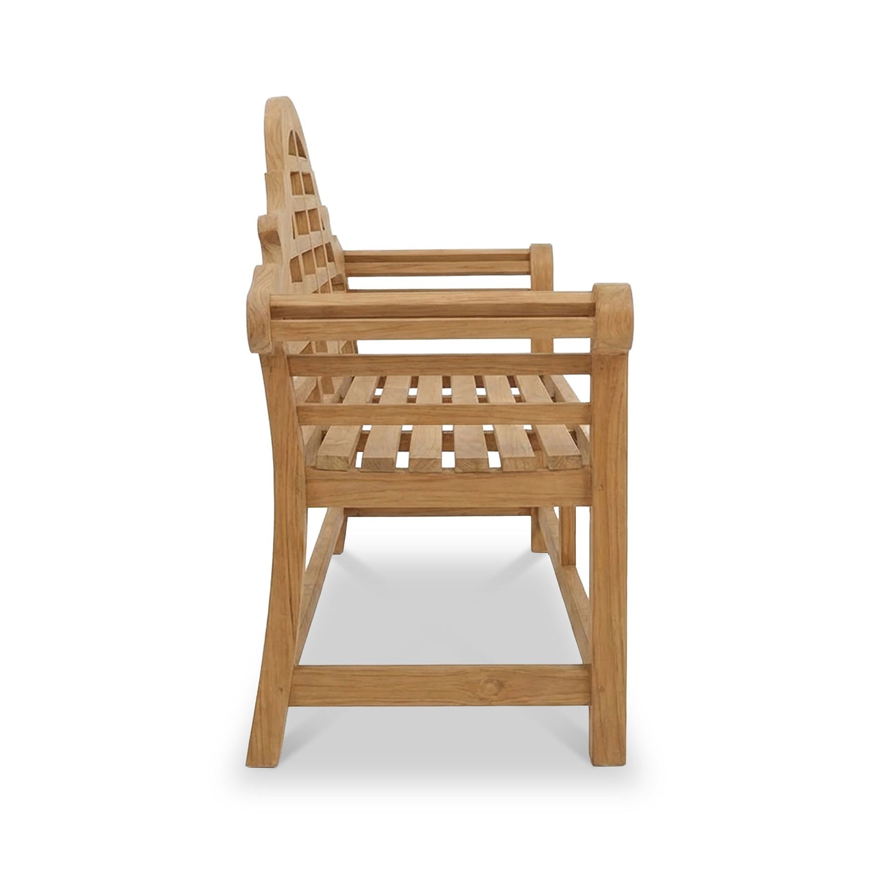 Ciara 180cm 3 Seater Garden Bench from Roseland Furniture