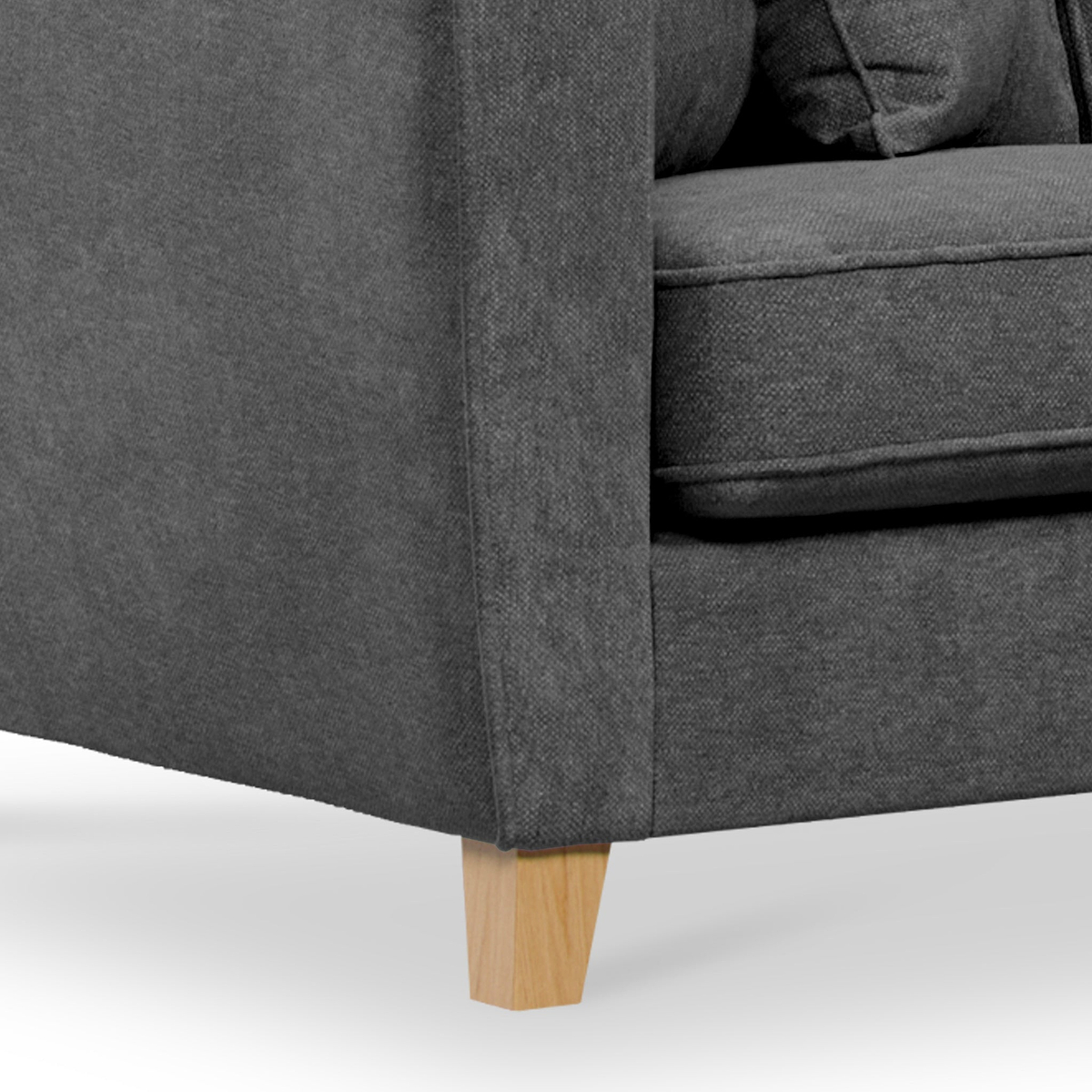 Claridge Soft Chenille Sofa / Armchair Heather from Roseland Furniture
