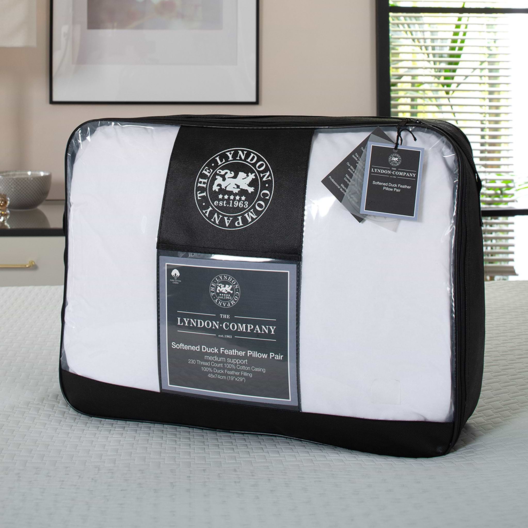 Softened Duck Feather Pillow Pair from Roseland Furniture