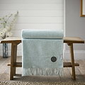TLC Arthington Throw Duck Egg from Roseland Furniture