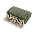 TLC Moorland Wool Throw Green from Roseland Furniture