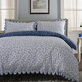 Ashling Garden Duvet Set Single Blue from Roseland Furniture