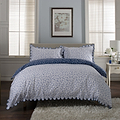 Ashling Garden Duvet Set Single Blue from Roseland Furniture