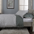 Ashling Garden Duvet Set Single Green from Roseland Furniture