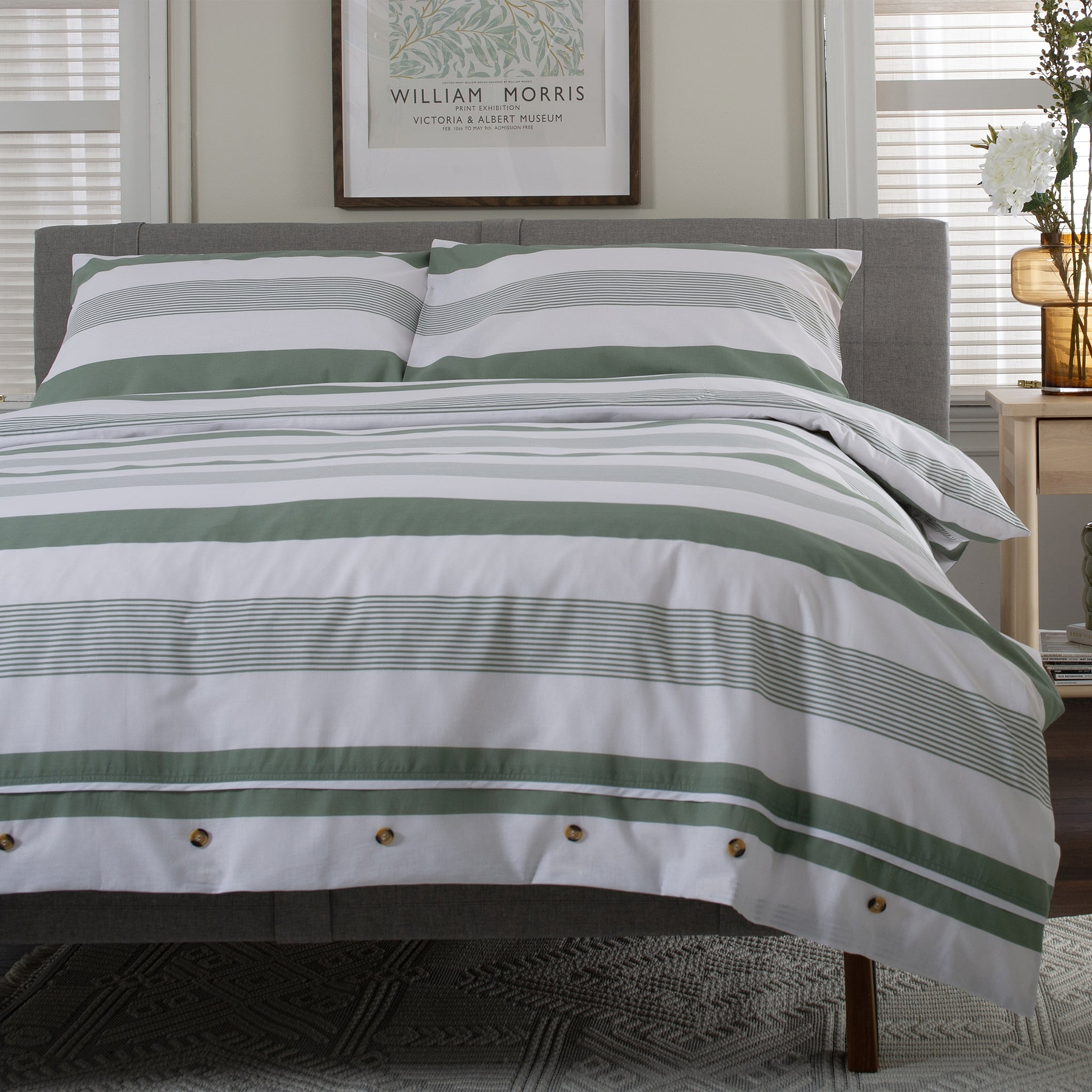 TLC Next Level Duvet Set Double Sage from Roseland Furniture