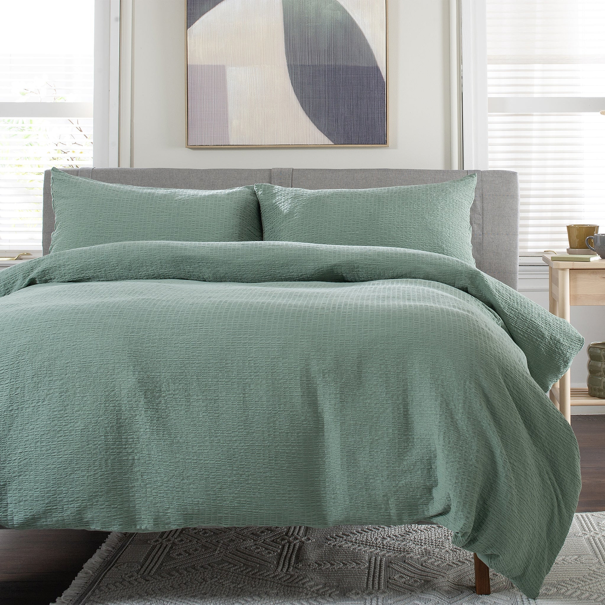 TLC Tilly Texture Single Duvet Set White from Roseland Furniture