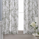 TLC Toile De Jouy Curtains 137cm Sage from Roseland Furniture