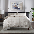 TLC Square Up single Duvet Set Natural from Roseland Furniture