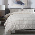 TLC Square Up single Duvet Set Natural from Roseland Furniture