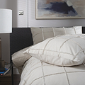 TLC Square Up single Duvet Set Natural from Roseland Furniture