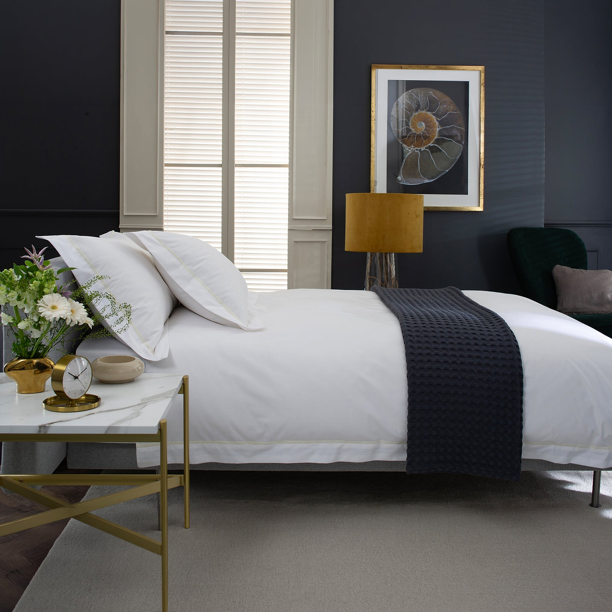 TLC Hampstead Single Duvet Set Cream from Roseland Furniture