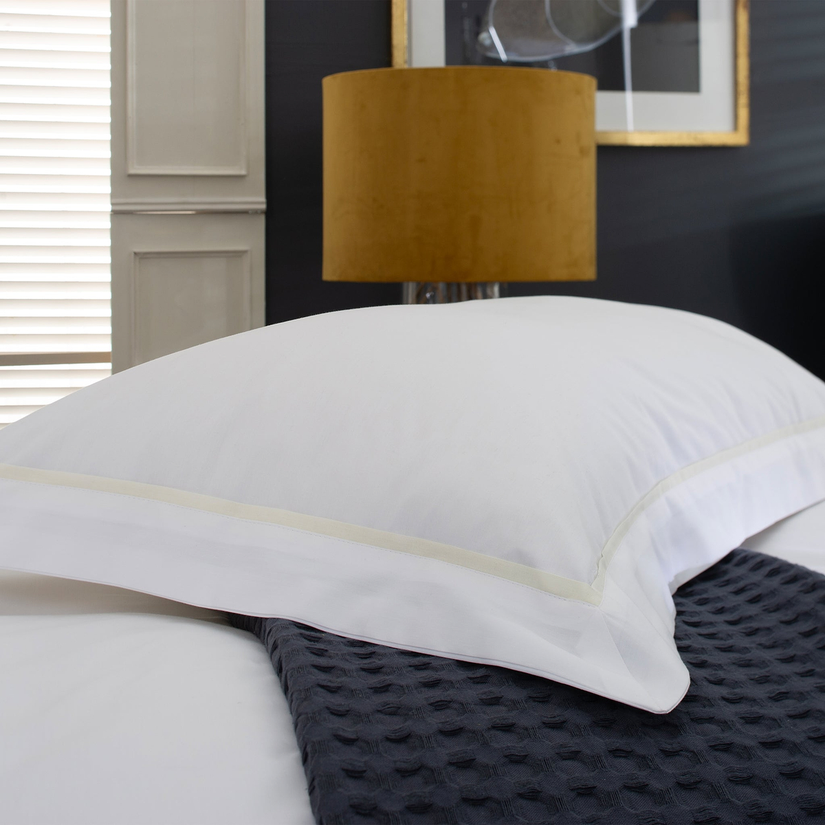 TLC Hampstead Single Duvet Set Cream from Roseland Furniture