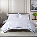 TLC Hampstead Single Duvet Set Blue from Roseland Furniture