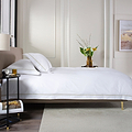 TLC Hampstead Single Duvet Set Stone from Roseland Furniture