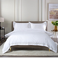 TLC Hampstead Single Duvet Set Stone from Roseland Furniture