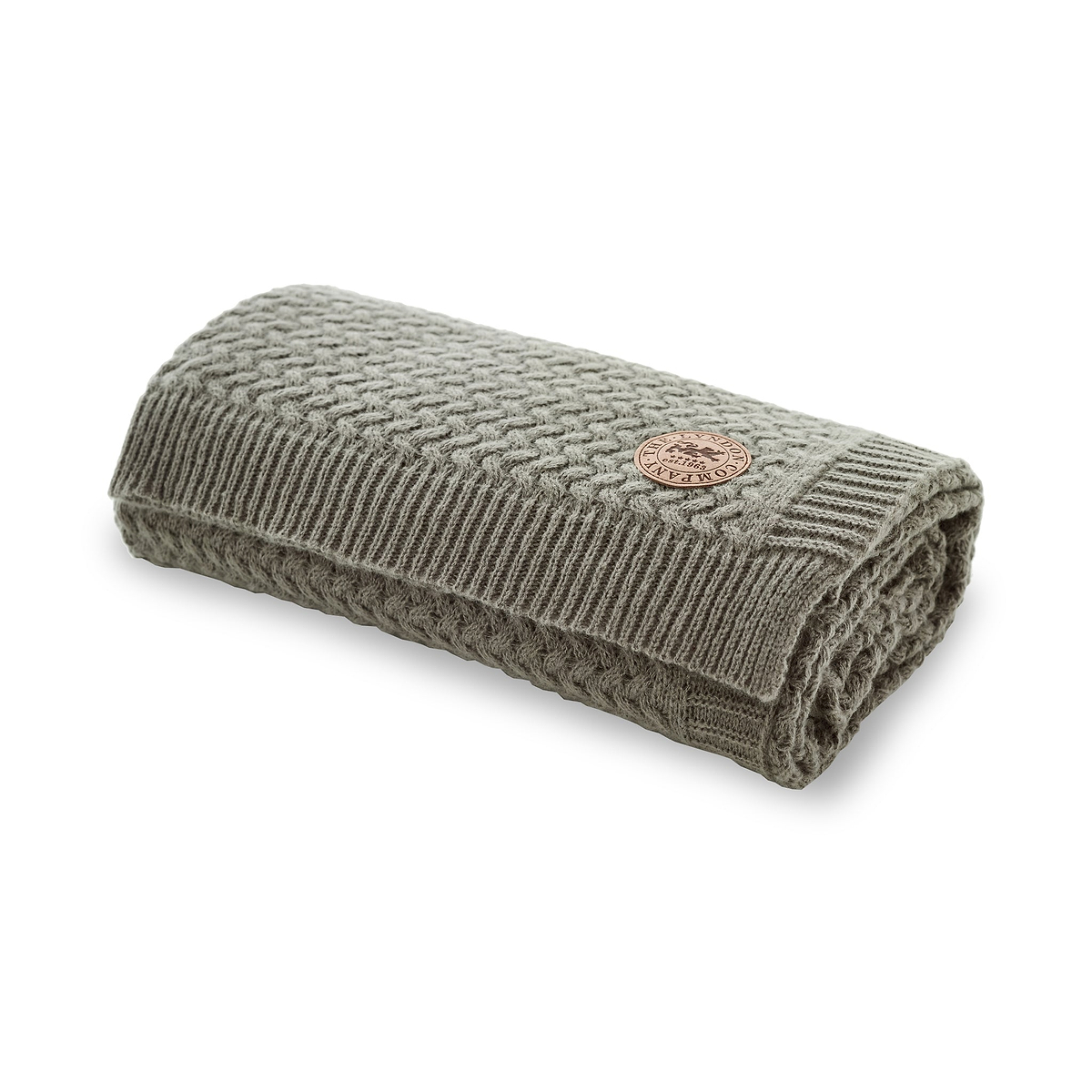 TLC Cadenza Knitted Throw 130x170cm Grey from Roseland Furniture