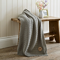 TLC Cadenza Knitted Throw 130x170cm Grey from Roseland Furniture