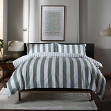 High Point Duvet Set Double Green from Roseland Furniture