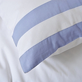 French Collection Brigitte Duvet Set Double WhiteBlue from Roseland Furniture