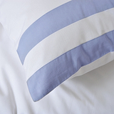 French Collection Brigitte Duvet Set Double WhiteBlue from Roseland Furniture