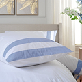 French Collection Brigitte Duvet Set Double WhiteBlue from Roseland Furniture