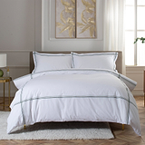 French Collection Mirabelle Duvet Set Double WhiteSage from Roseland Furniture