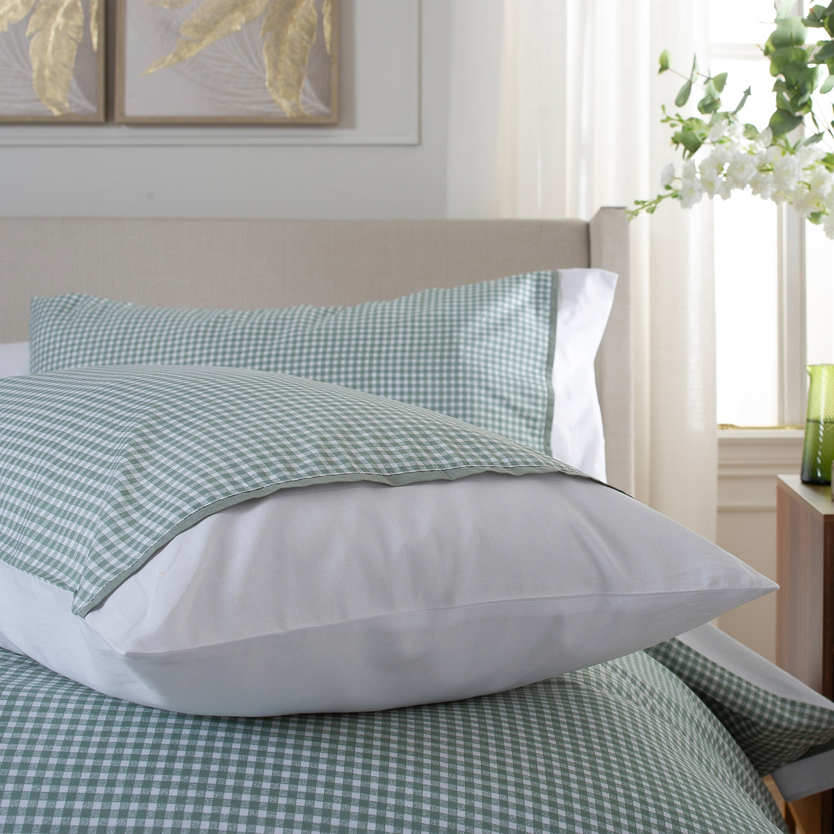 French Collection Martique Duvet Set Double Sage from Roseland Furniture