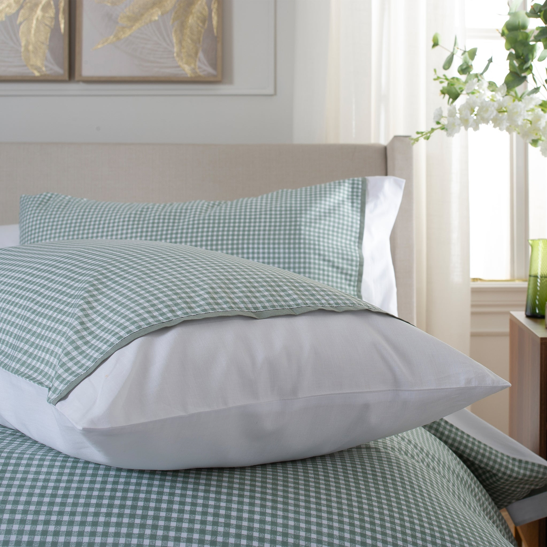 French Collection Martique Duvet Set Double Sage from Roseland Furniture