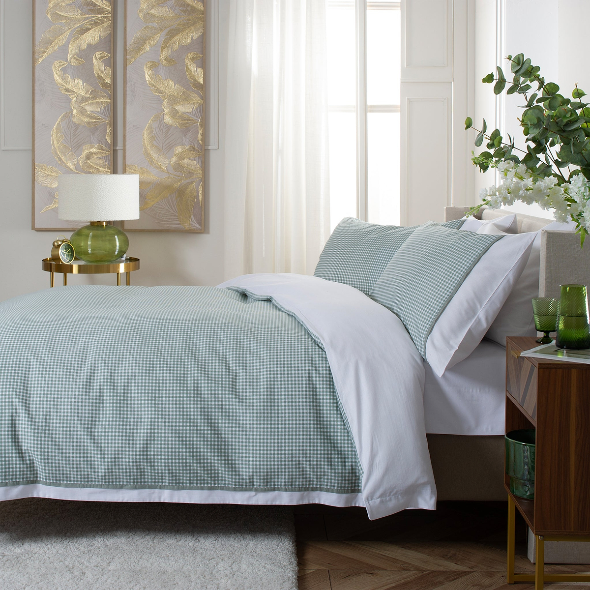 French Collection Martique Duvet Set Double Sage from Roseland Furniture
