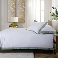 French Collection Dominique Duvet Set Double WhiteSage from Roseland Furniture
