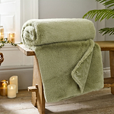TLC Ashford Throw 130x180cm Sage from Roseland Furniture