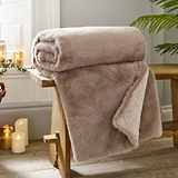 TLC Ashford Throw 130x180cm Fawn from Roseland Furniture