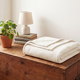 Coco Touch Heavyweight Throw 140x180cm Cream from Roseland Furniture