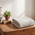 Coco Touch Heavyweight Throw 140x180cm Natural from Roseland Furniture