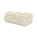 TLC Kenwood Faux Fur Throw 130x170cm Cream from Roseland Furniture