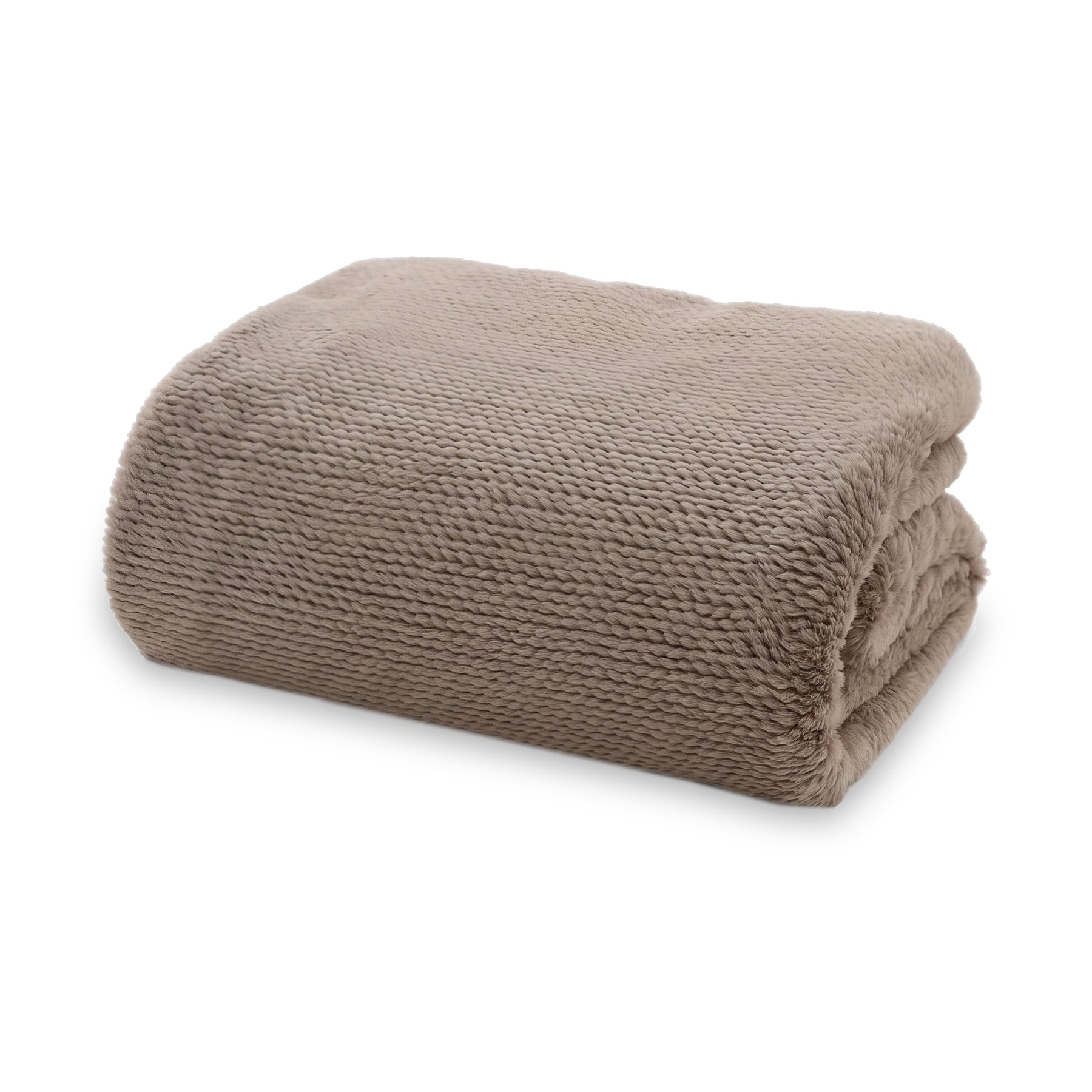 TLC Sandringham Faux Fur Throw 150x200cm Mocha from Roseland Furniture
