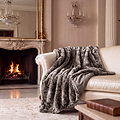 TLC Ashwood Luxe Throw 130x150cm Taupe from Roseland Furniture