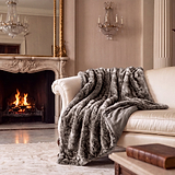 TLC Ashwood Luxe Throw 130x150cm Taupe from Roseland Furniture