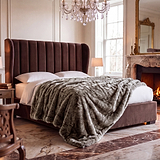TLC Ashwood Luxe Throw 130x150cm Taupe from Roseland Furniture