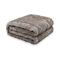 TLC Chantilly Fur Throw 130x150cm Cream from Roseland Furniture