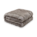 TLC Chantilly Fur Throw 130x150cm Cream from Roseland Furniture