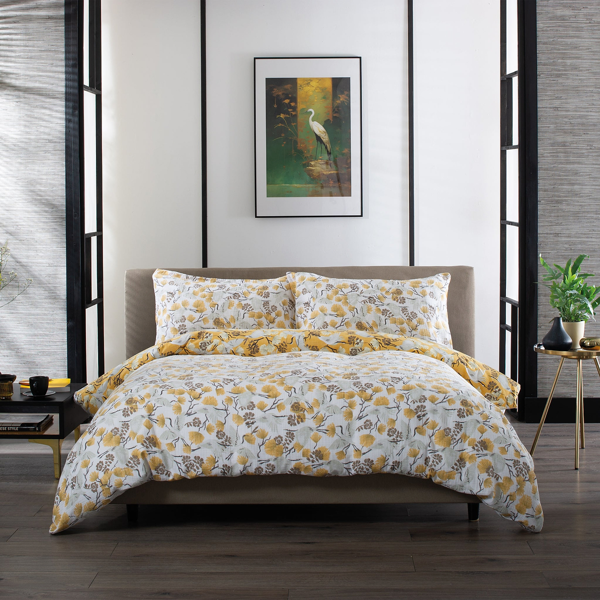 Tanchozuru Single Duvet Set from Roseland Furniture
